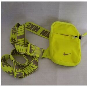 Nike Mini Adjustable Sling Crossbody Shoulder Bag 5x7-Lime Green